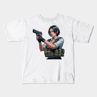 Tactical Girl Kids T-Shirt